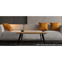 ORTUS - ROMANO Jesion Stolik | Krawędź ścięta | Grubość blatu 4 cm