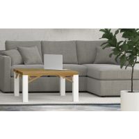 ORTUS - VITTORIO Orzech Stolik | Lite drewno | Grubość blatu 4 cm