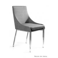 UNIQUE MEBLE - SULTAN Krzesło | Szare | DOSTĘPNE OD RĘKI