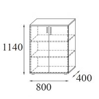AMS Meble Biurowe - Szafka Aktowa RG22 | 3OH