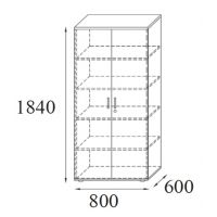AMS Meble Biurowe - Szafa Aktowa RG7 | 5OH