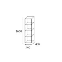 AMS Meble Biurowe - CLASSIC Szafa Gabinetowa CS12 | 40x40 cm