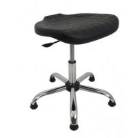 MAZUR KRZESŁA - PU 4 Taboret Chrom | Na Stopkach