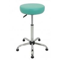 MAZUR KRZESŁA - ZETA Taboret Chrom | Wysoki | Na Stopkach