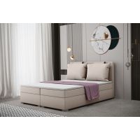SOFIA MEBLE - TERAMO Łóżko kontynentalne 160x200 z pojemnikiem