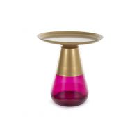 SIGNAL - TIFFANY A GOLD Ława | Złoty | Fioletowy