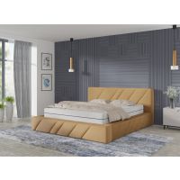 MPF MEBLE POLSKIE FIJAŁEK - TOFFEE Łóżko z pojemnikiem | 180x200