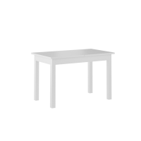 FURNITEX - ST2-FX Stół | Rozkładany | 120-160x70x76 | Biały
