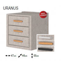 MEBLE BEST - URANUS Szafka nocna | Led