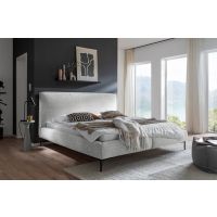 MC AKCENT - VALPARAISO Łóżko 180x200 | Tkanina jasnoszara 80 | VAL18011