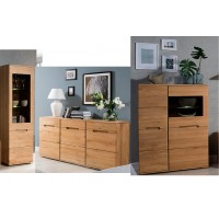 ZAKOR - VALVERDE ZESTAW | Witryna VA-171107 | Komoda VA-171104 | Barek VA-171105 | DOSTĘPNE OD RĘKI