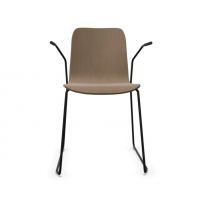 NOWY STYL - VAPAA Krzesło Ramowe FRAME CHAIR CFS W | Sklejka bukowa / Bejcowana / Laminowana | Podłokietniki