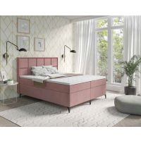 STOLLECH - VENICE Bonnell Łóżko kontynentalne z pojemnikiem ( sprężyny bonell) | 140/200