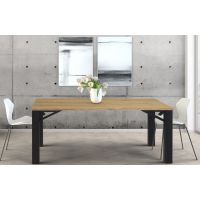 ORTUS - VITTORIO Orzech Stół rozkładany | Blat obłogowany | Grubość blatu 3 cm