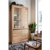 G+K MEBLE - WZ-0159 Witryna II Lewa | Dąb