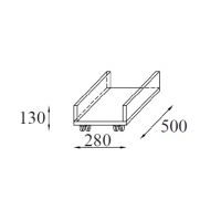 AMS Meble Biurowe - Wózek pod komputer PK2