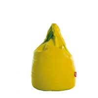 GIGANT PUFA - Pufa XL EKOSKÓRA żółta