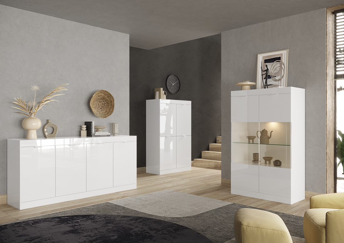 MC AKCENT - SLIM | BIAŁY POŁYSK