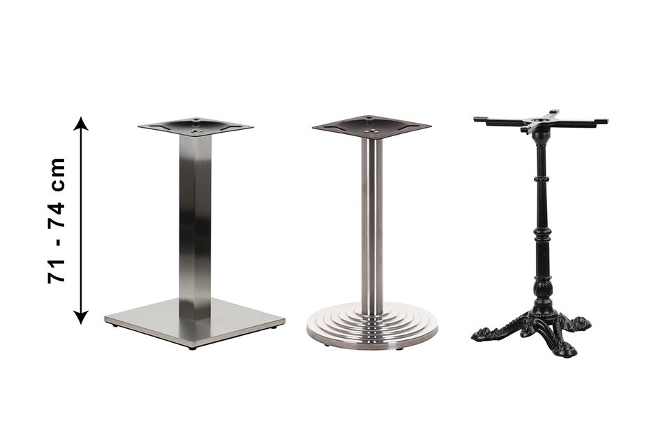 STEMA - PODSTAWY STOLIKÓW STANDARD - WYSOKOŚĆ 71 - 74 CM