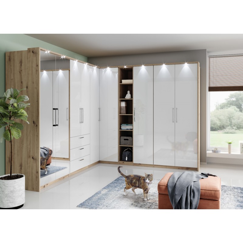 HELVETIA MEBLE WIERUSZÓW - OPTIMA ARTISAN / BIAŁY POŁYSK